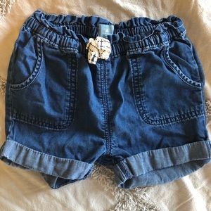 Denim shorts